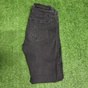 Rock Revival Skinny Jeans Mens 25x28 Black Denim Embellished Pockets